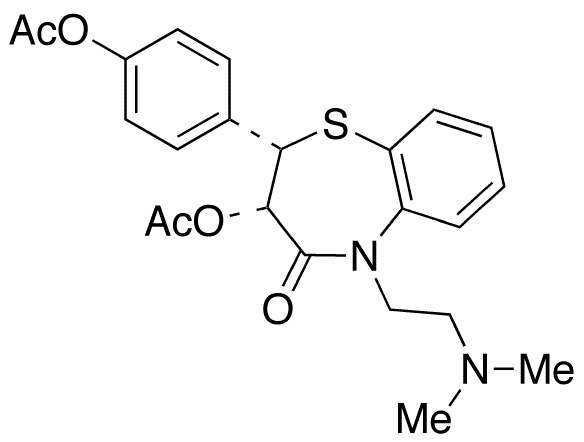 4-O-Desmethyl 4-O-Acetyl Diltiazem - Chemical structure and product image