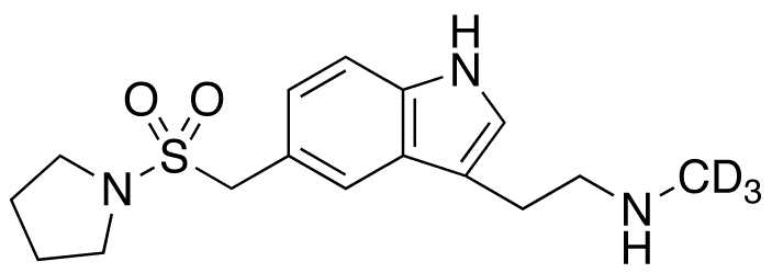 N-Desmethyl Almotriptan-d3 - Chemical structure and product image