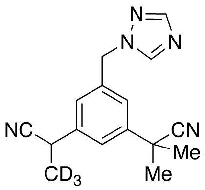 alfa-Desmethyl Anastrozole-d3 - Chemical structure and product image