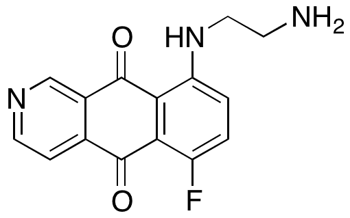 6-Desaminoethylamino-6-fluoro Pixantrone - Chemical structure and product image