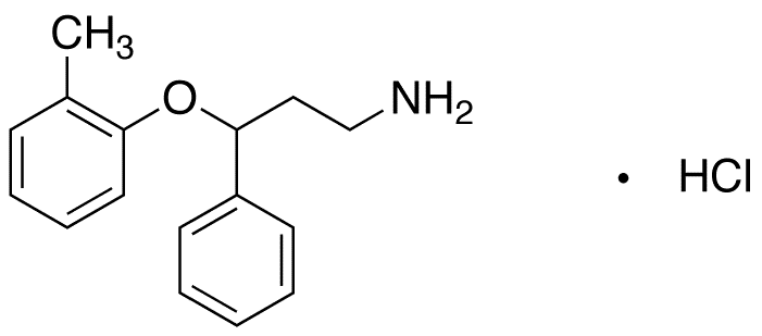Desmethyl Atomoxetine Hydrochloride - Chemical structure and product image