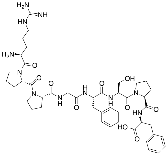 [Des-Arg9]-Bradykinin - Chemical structure and product image