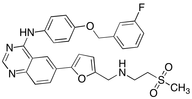 Deschloro Lapatinib - Chemical structure and product image