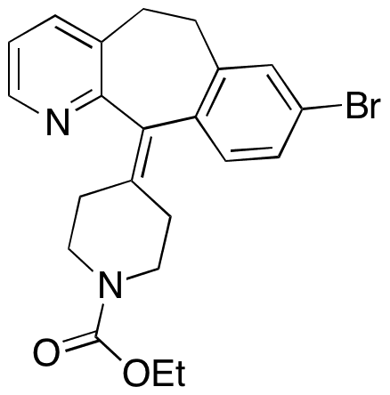 8-Deschloro-8-bromo Loratadine - Chemical structure and product image
