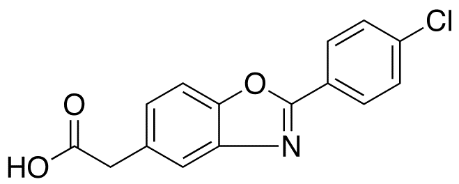 alfa-Desmethyl Benoxaprofen - Chemical structure and product image