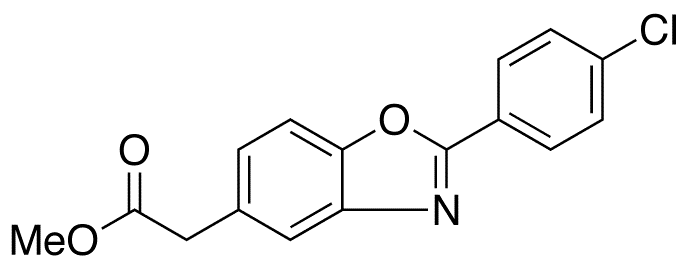 alfa-Desmethyl Benoxaprofen Methyl Ester - Chemical structure and product image