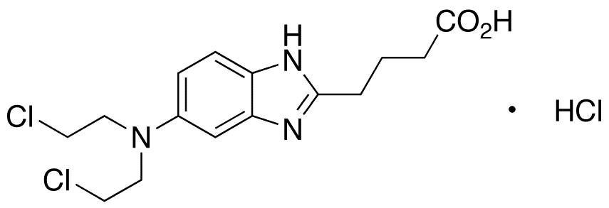 Desmethyl Bendamustine Hydrochloride - Chemical structure and product image