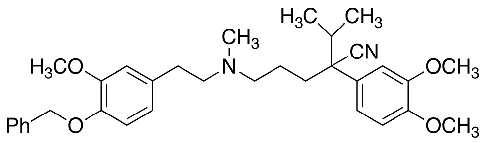 p-O-Desmethyl p-O-Benzyl Verapamil - Chemical structure and product image