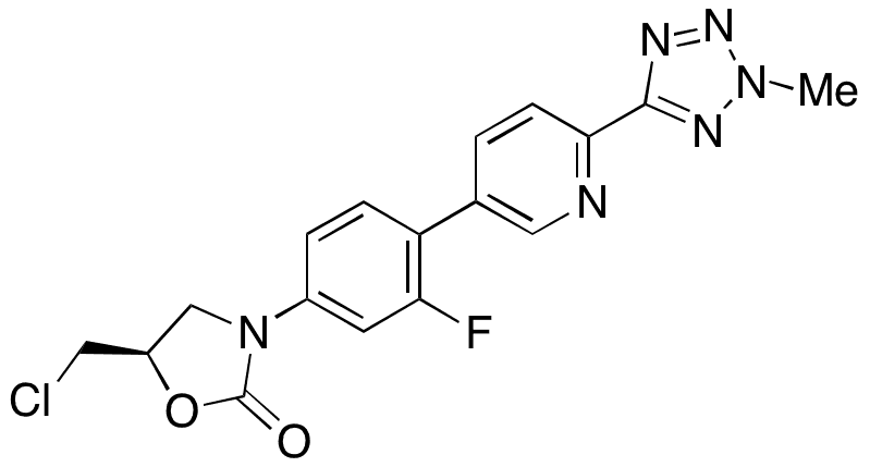 Deshydroxy-chloro Tedizolid - Chemical structure and product image
