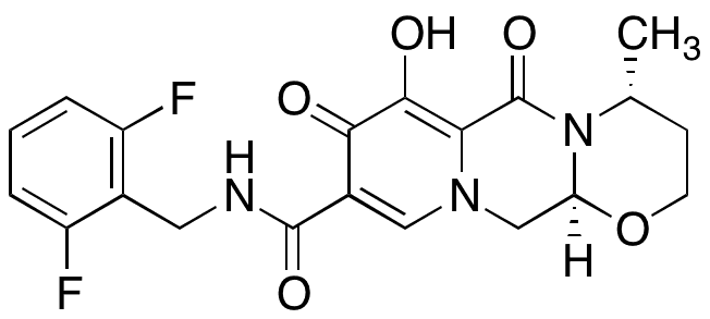 4-Desfluoro-6-fluoro Dolutegravir - Chemical structure and product image