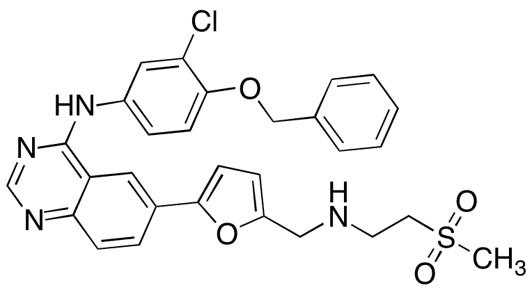 Desfluoro Lapatinib - Chemical structure and product image