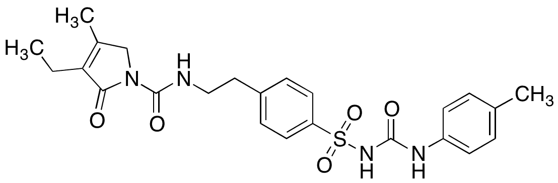 Des(4-methylcyclohexyl) N-4-methylphenyl Glimepiride - Chemical structure and product image