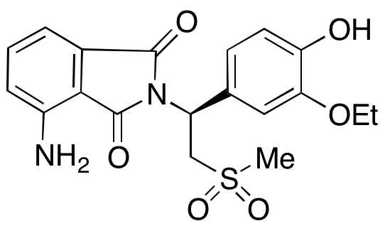 N-Desacetyl O4-Desmethyl Apremilast - Chemical structure and product image