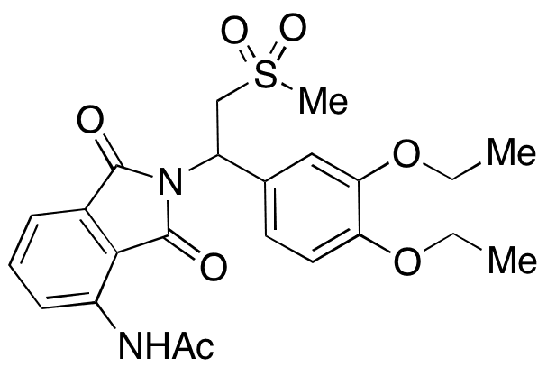 rac-4-O-Desmethyl-4-O-ethyl Apremilast - Chemical structure and product image