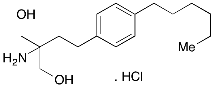 Desethyl Fingolimod Hydrochloride - Chemical structure and product image