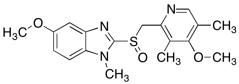 (5-Desmethoxy-6-methoxy) 1-N-Methyl Omeprazole - Chemical structure and product image