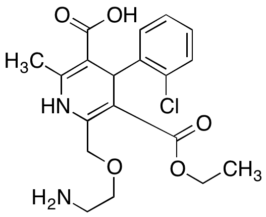 3-O-Desmethyl Amlodipine - Chemical structure and product image