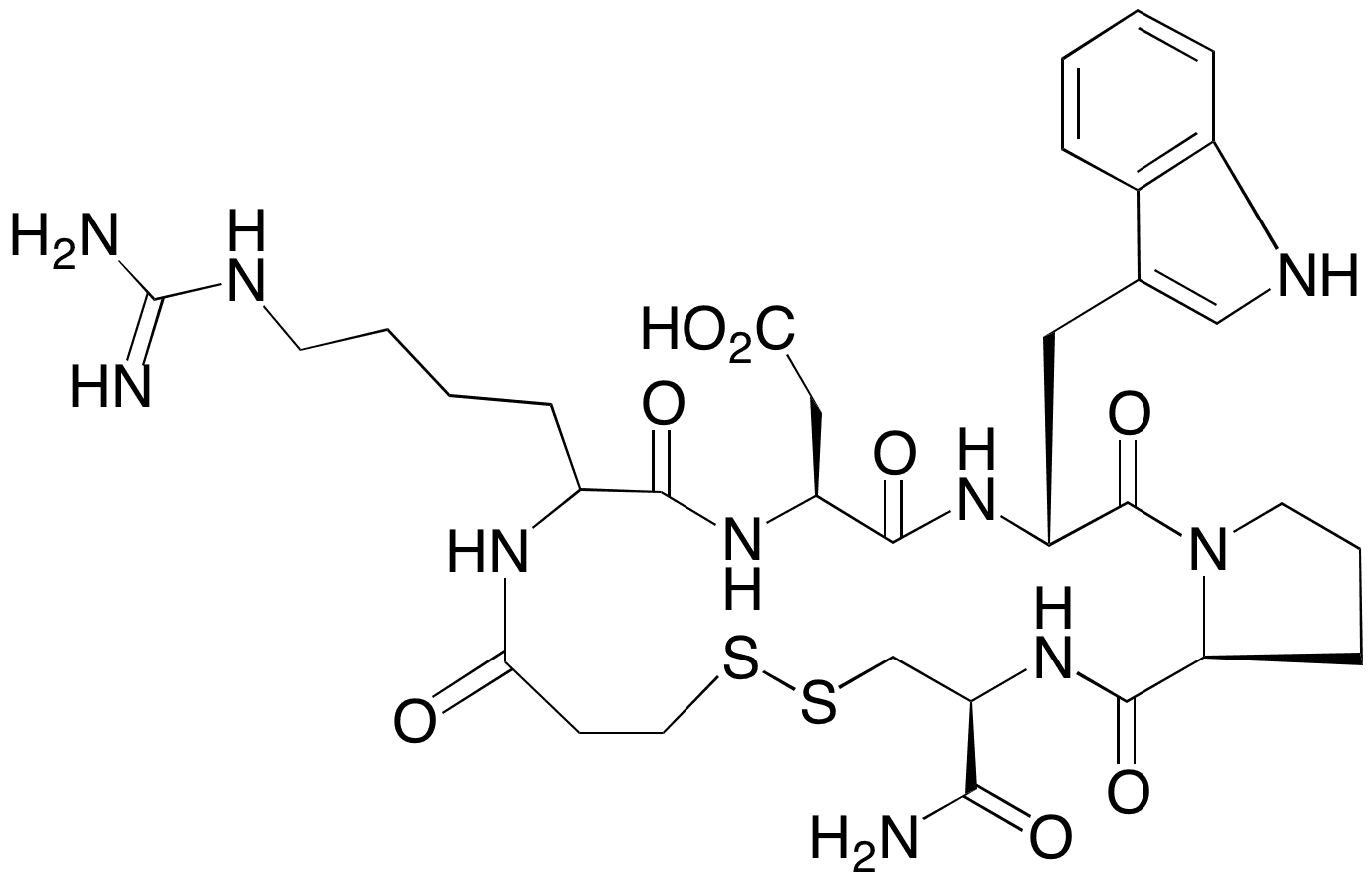 Des-Gly Eptifibatide - Chemical structure and product image