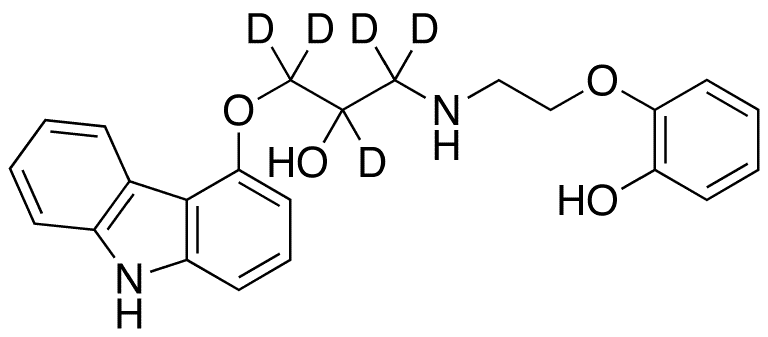 O-Desmethyl Carvedilol-d5 - Chemical structure and product image