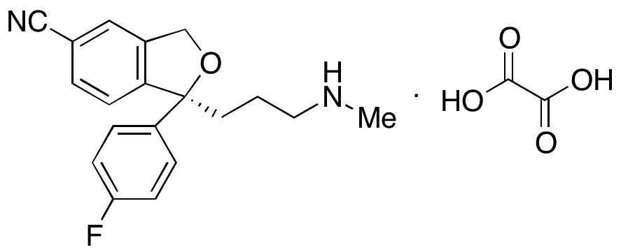 (S)-Desmethyl Citalopram Ethanedioate - Chemical structure and product image