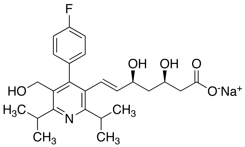 Desmethyl Cerivastatin, Sodium Salt - Chemical structure and product image