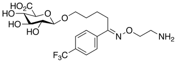 Desmethyl Fluvoxamine beta-D-Glucuronide - Chemical structure and product image