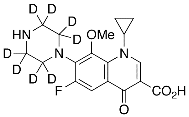 3-Desmethyl Gatifloxacin-d8 - Chemical structure and product image