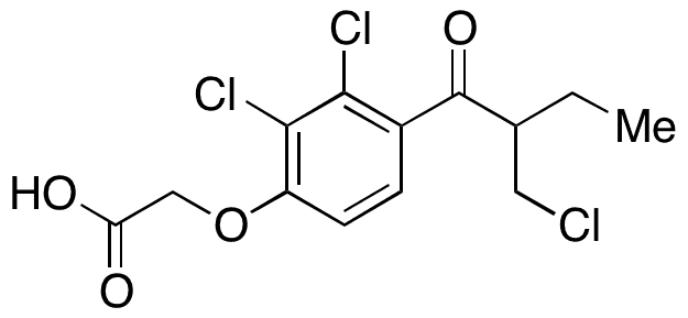 2-Desmethylene-2-chloromethyl Ethacrynic Acid - Chemical structure and product image