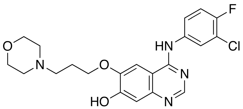 O-Desmethyl Gefitinib - Chemical structure and product image