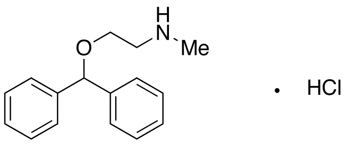 N-Desmethyl Diphenhydramine Hydrochloride - Chemical structure and product image
