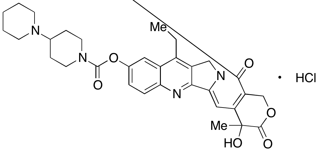 rac-Desmethyl Irinotecan Hydrochloride - Chemical structure and product image