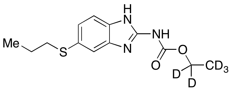 O-Desmethyl-O-ethyl Albendazole-d5 - Chemical structure and product image
