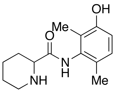 N-Desmethyl 3-Hydroxy Mepivacaine - Chemical structure and product image