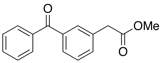 Desmethyl Ketoprofen Methyl Ester - Chemical structure and product image