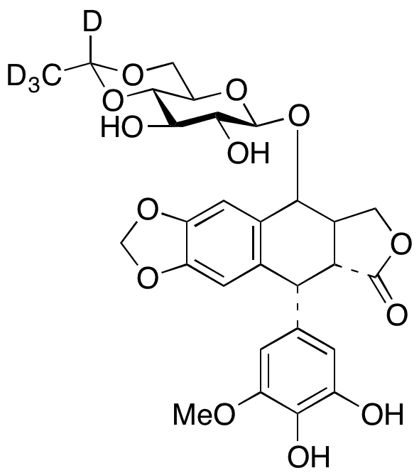 3-O-Desmethyl Etoposide-d4 - Chemical structure and product image