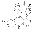 N-Desmethyl Clozapine-d8 - Chemical structure and product image