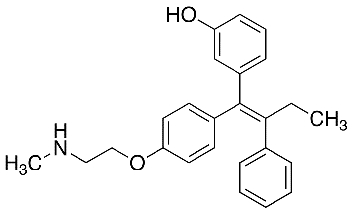 N-Desmethyl Droloxifene (contains up to 5% Z isomer) - Chemical structure and product image