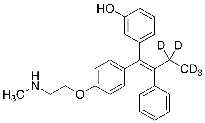 N-Desmethyl Droloxifene-d5 - Chemical structure and product image