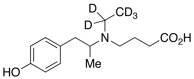 O-Desmethyl Mebeverine Acid-d5 - Chemical structure and product image