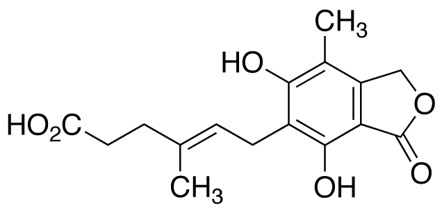 O-Desmethyl Mycophenolic Acid - Chemical structure and product image
