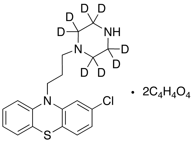 N-Desmethyl Prochlorperazine-d8 Dimaleate - Chemical structure and product image
