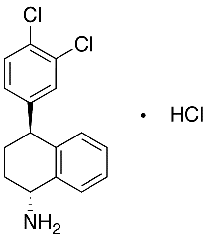 (1R,4S)-N-Desmethyl Sertraline Hydrochloride - Chemical structure and product image
