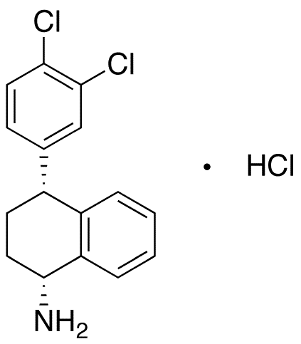 (1R,4R)-N-Desmethyl Sertraline Hydrochloride - Chemical structure and product image