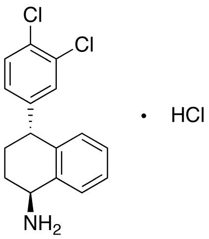 (1S,4R)-N-Desmethyl Sertraline Hydrochloride - Chemical structure and product image
