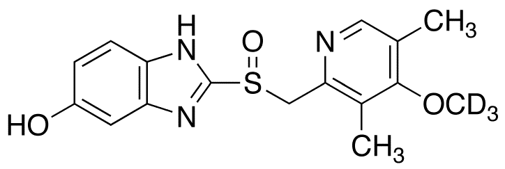 5-O-Desmethyl Omeprazole-d3 - Chemical structure and product image