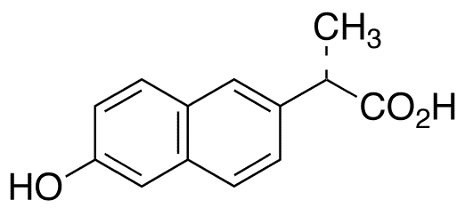 (S)-O-Desmethyl Naproxen - Chemical structure and product image
