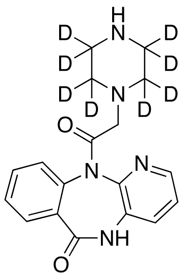 N-Desmethyl Pirenzepine-d8 - Chemical structure and product image