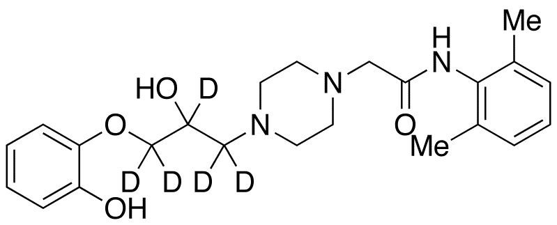 Desmethyl Ranolazine-d5 - Chemical structure and product image