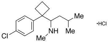 Desmethyl Sibutramine, Hydrochloride Salt - Chemical structure and product image