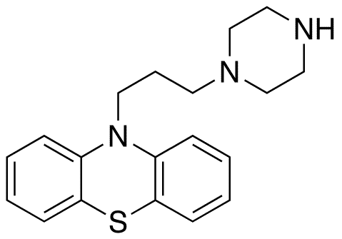 N-Desmethyl Perazine Dimalonic Acid Salt - Chemical structure and product image